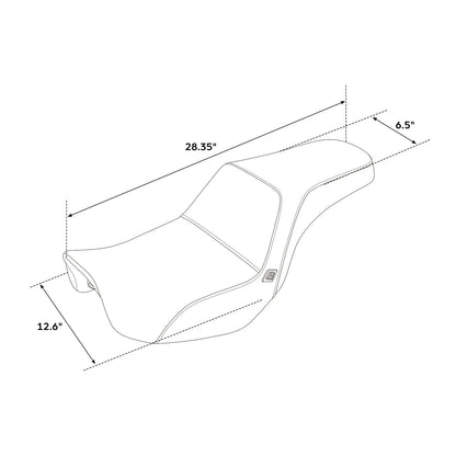 Driver & Passenger Heated Seat for Harley Dyna FXDL (2006-2017)