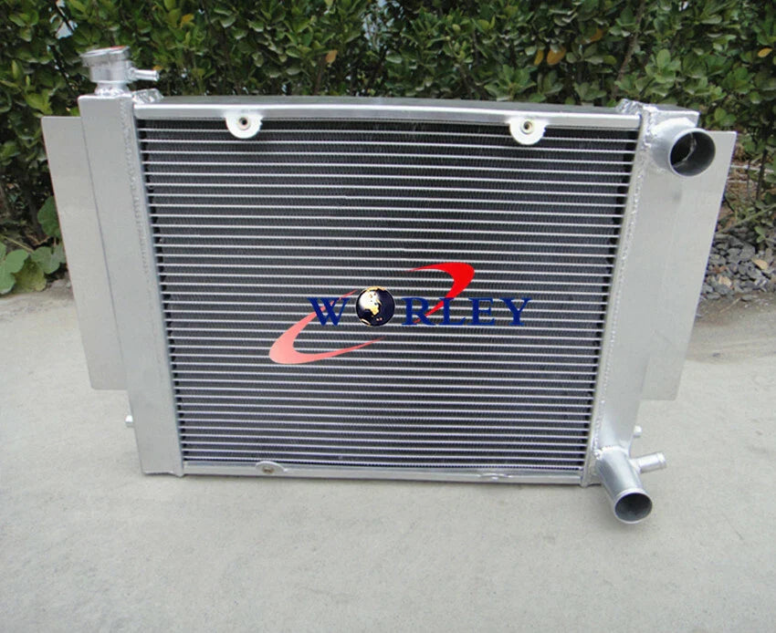 Aluminum Radiator, Fan, Oil Cooler for Mazda RX2 RX3 RX4 RX5 RX7 (1970-1985)
