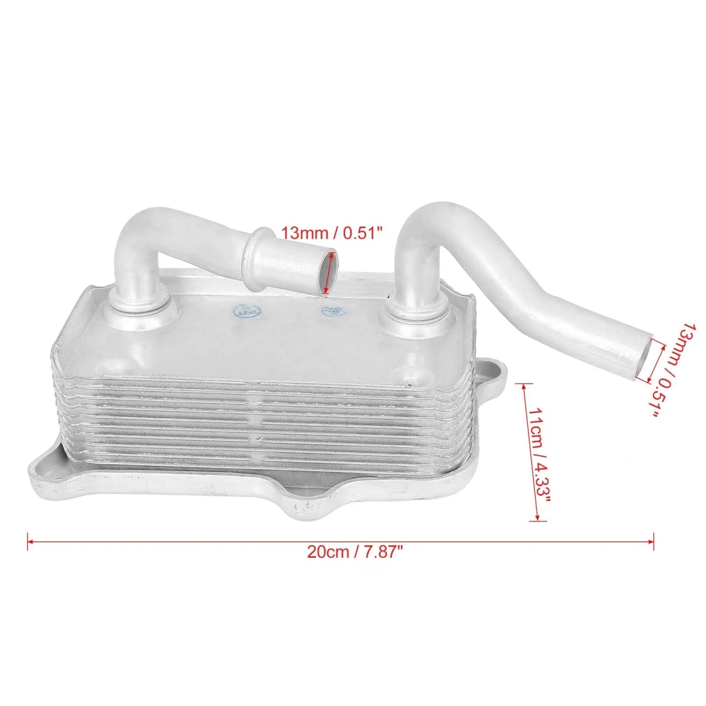 Engine Oil Cooler for Mercedes-Benz C240 2002-2005 - Silver Tone