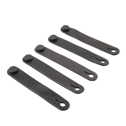 5Pcs Motorcycle Rubber Band Cable Ties for Frame Wiring Harness