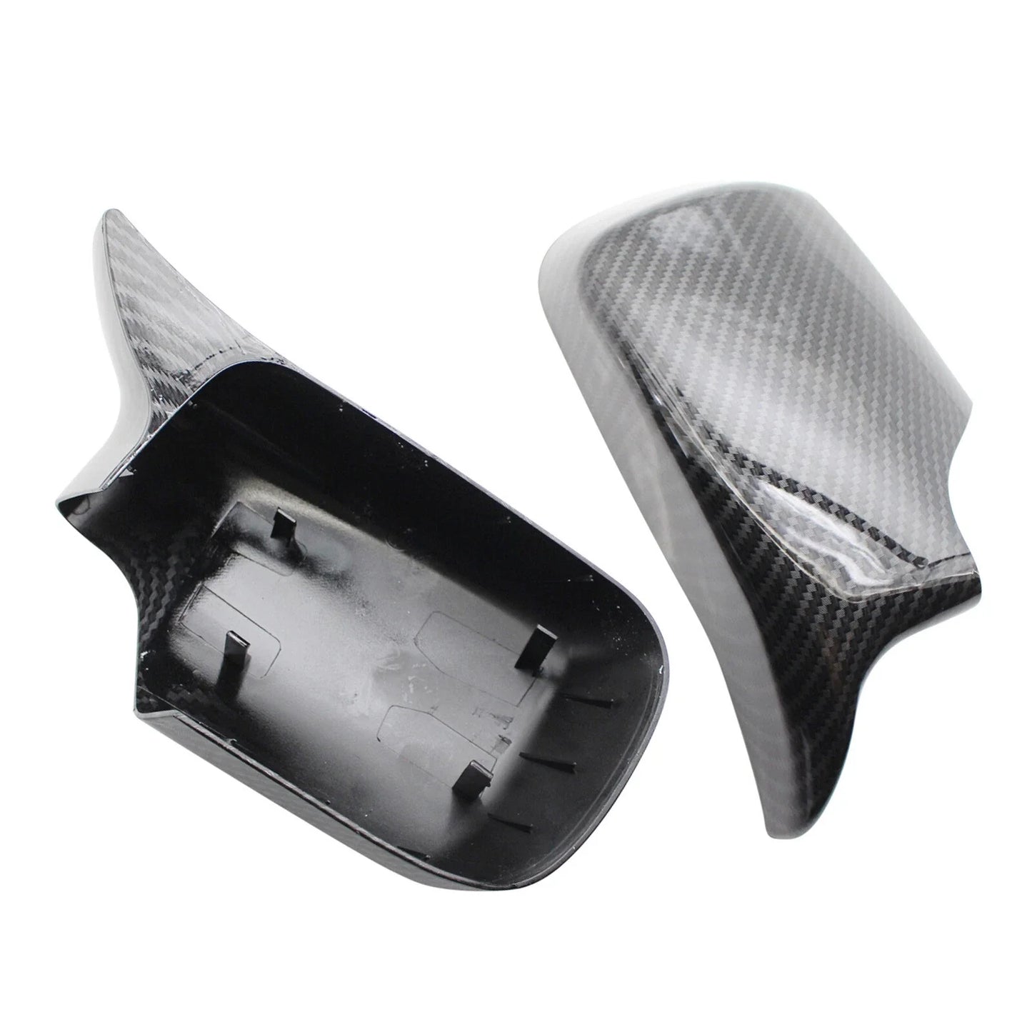 2 x M Style Wing Car Side Mirror Cover Caps for BMW E46 Sedan (1998–2005)