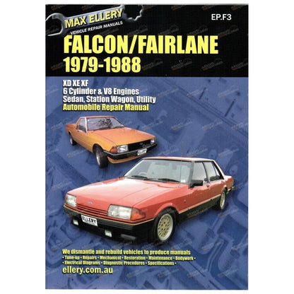Workshop Manual for Falcon XD XE XF Fairlane ZJ ZK ZL LTD Fairmont (1979–1994)