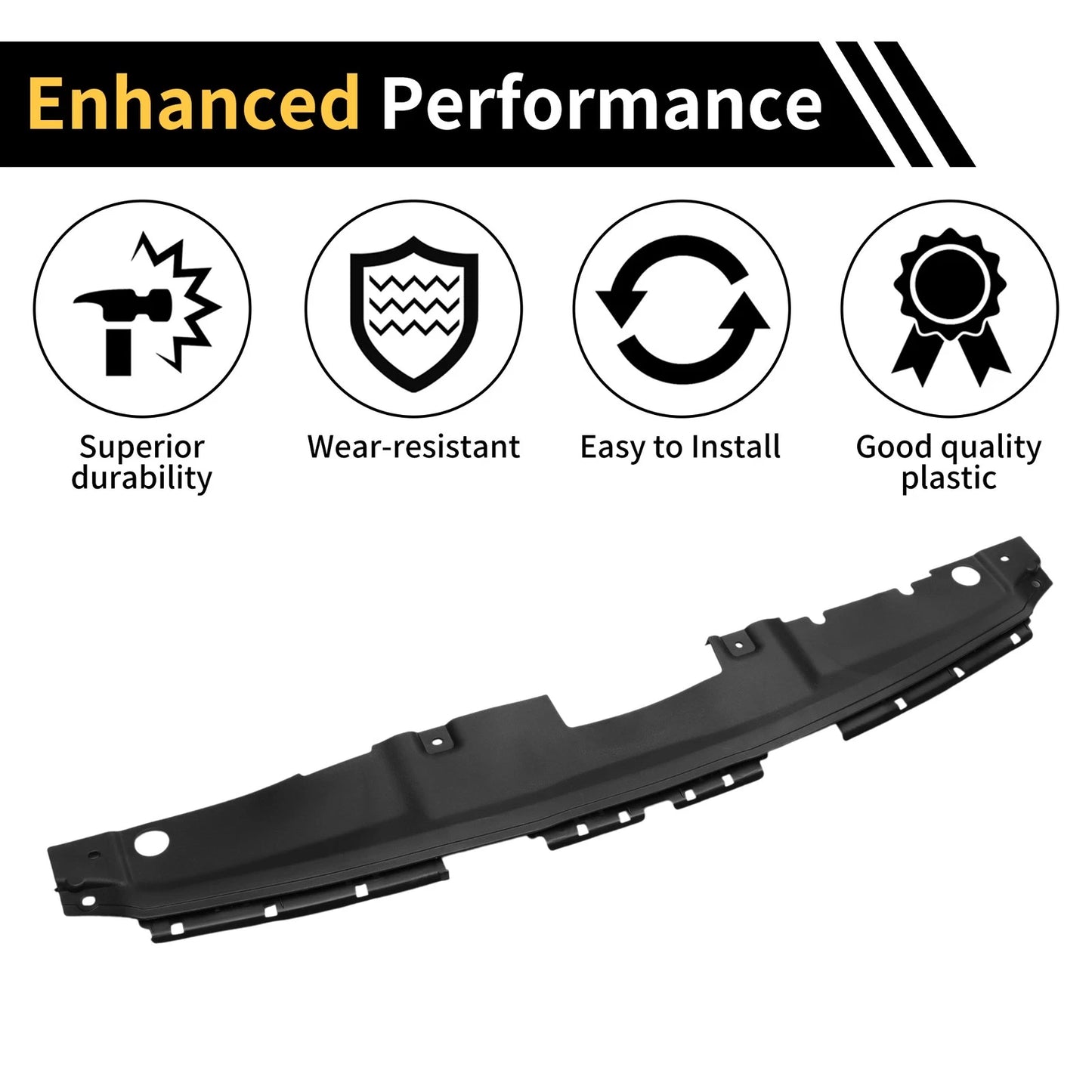 Radiator Support Cover for Hyundai Accent (2012–2017) No. 863521R000/HY1224102 ABS
