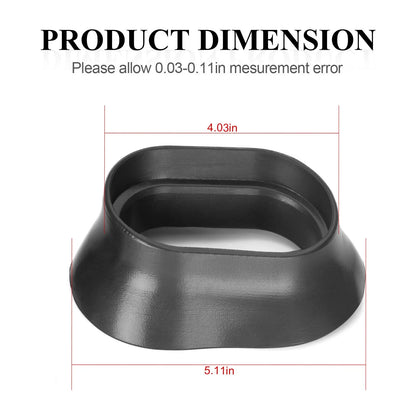 Ram Air Direct Rubber Intake Boots for Suzuki GSXR 600 750 (2004–2005)