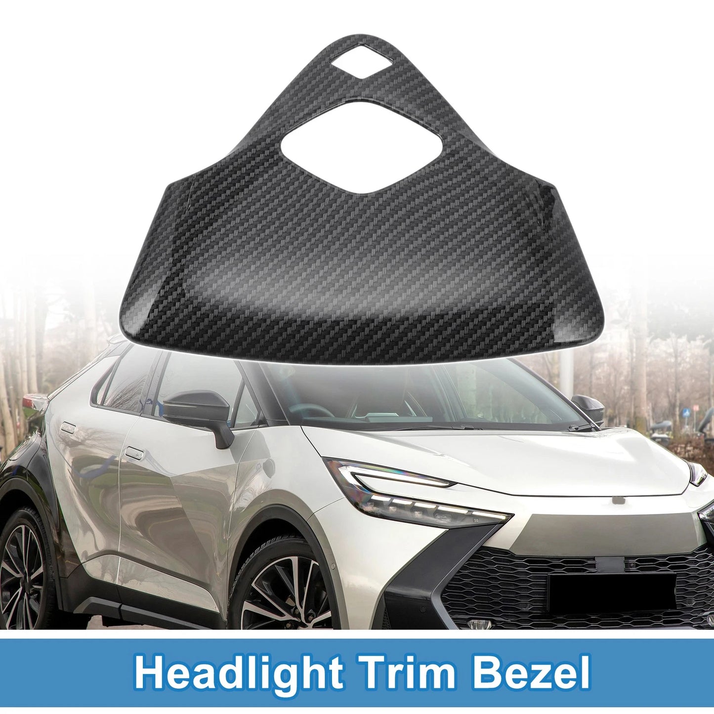 1 Pc Headlight Trim Bezel for Toyota C-HR (2017–2021)