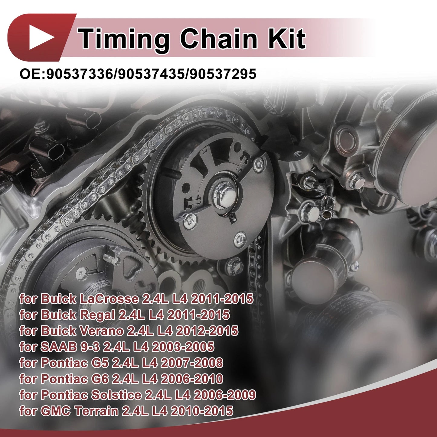 Timing Chain Kit No. 90537435 for Buick LaCrosse Verano Regal (2010–2017)