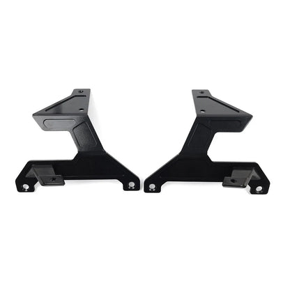 Dual A-Pillar Light Mounting Brackets for Jeep Wrangler JL Gladiator JT (2018-2023)