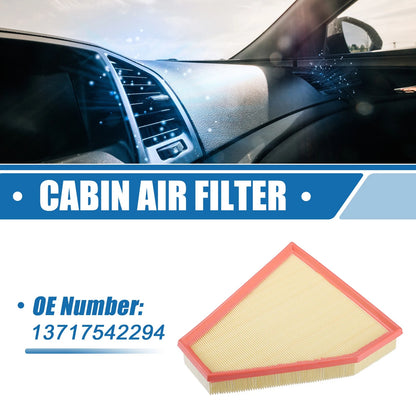 Cabin & Engine Air Filter Set for BMW 128i L6 3.0L (2008–2013) No. 13717542294