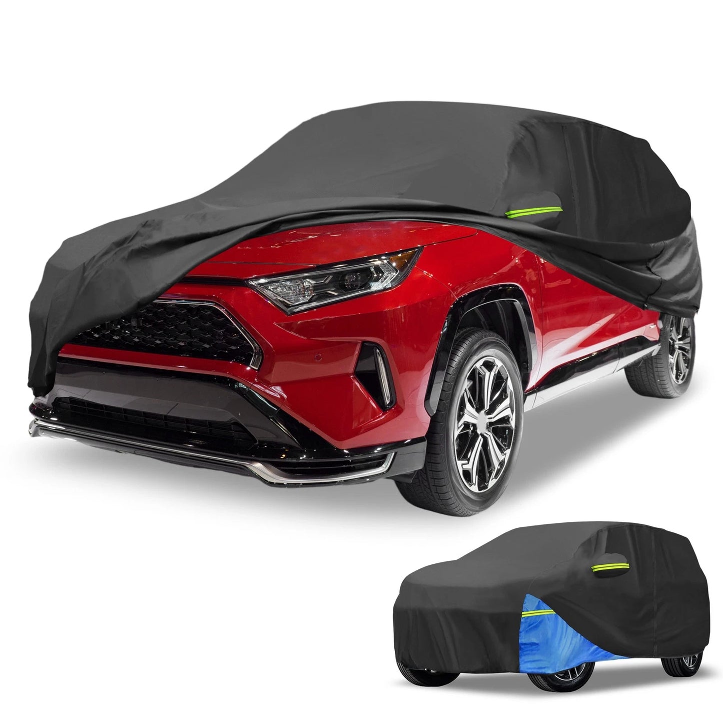 Waterproof Car Cover with Door Zipper for Toyota Highlander (2014–2023)