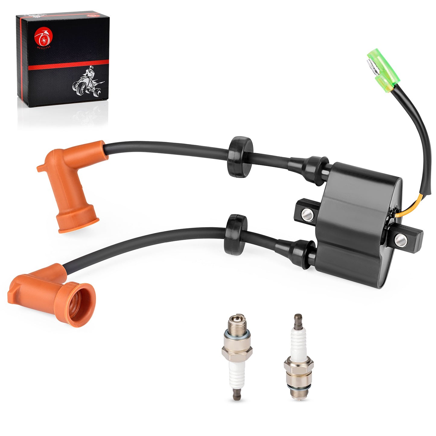 Ignition Coil with Spark Plug for Yamaha F15 F20 F25 T25 (2006–2017)