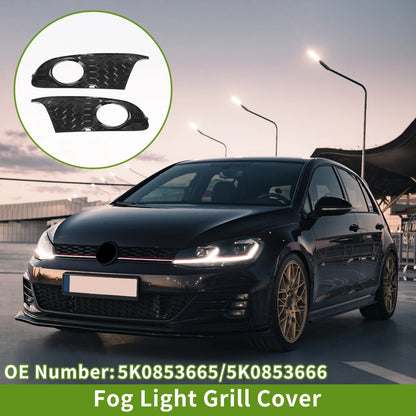1 Pair Fog Light Grill for VW Golf 6 (2009–2013) No. 5K0853665