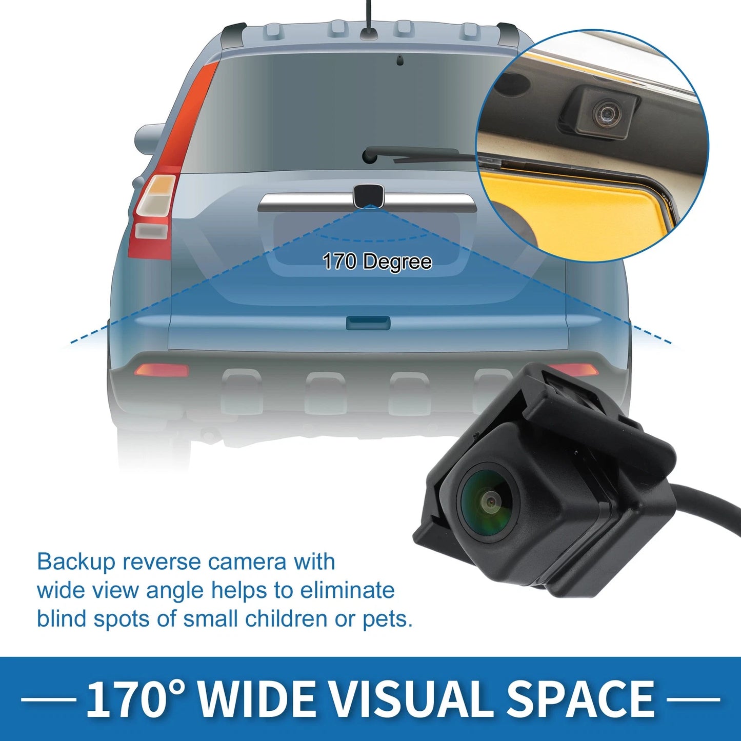 Rear View Backup Reverse Camera for Honda Civic (2018–2021) 39530TEAA21/HO1960153