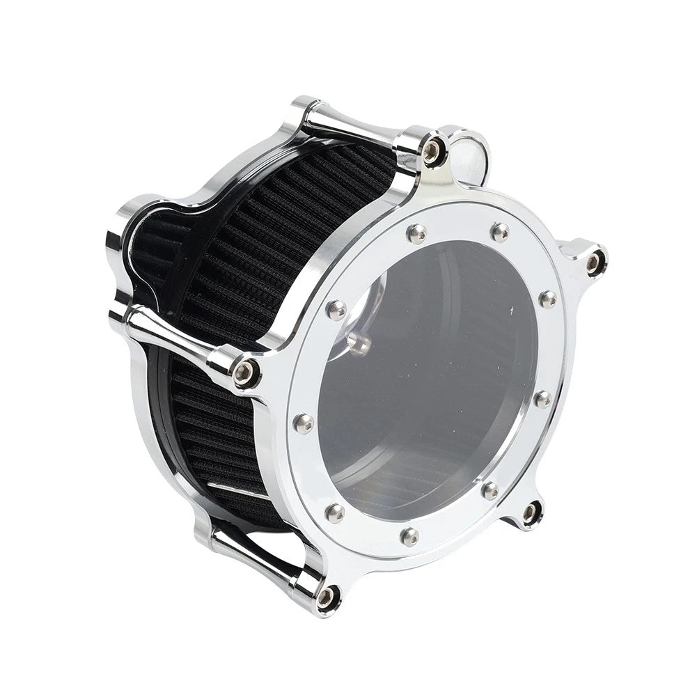 CNC Black Air Cleaner Intake Filter for Harley Touring Trike (2008–2016)
