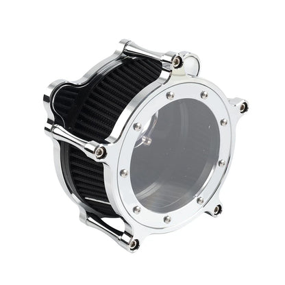CNC Black Air Cleaner Intake Filter for Harley Touring Trike (2008–2016)