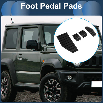 Set of 4 Manual Foot Accelerator Pedal Covers for Suzuki Jimny (2018–2022)