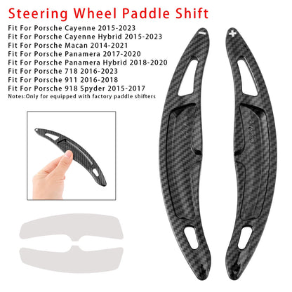 Shift Paddle Extensions for VW Golf 7, T-ROC (2017–2023) - Black
