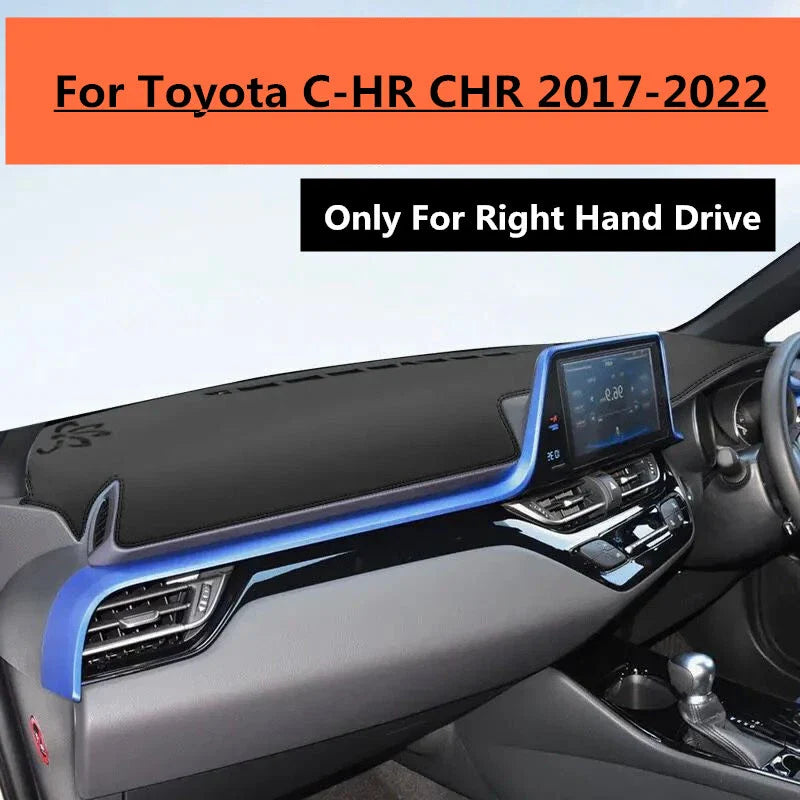 RHD / Leather Dashboard Cover for Toyota C-HR (2017–2022)