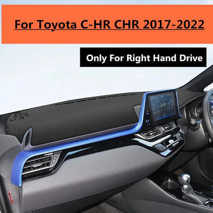 RHD / Leather Dashboard Cover for Toyota C-HR (2017–2022)