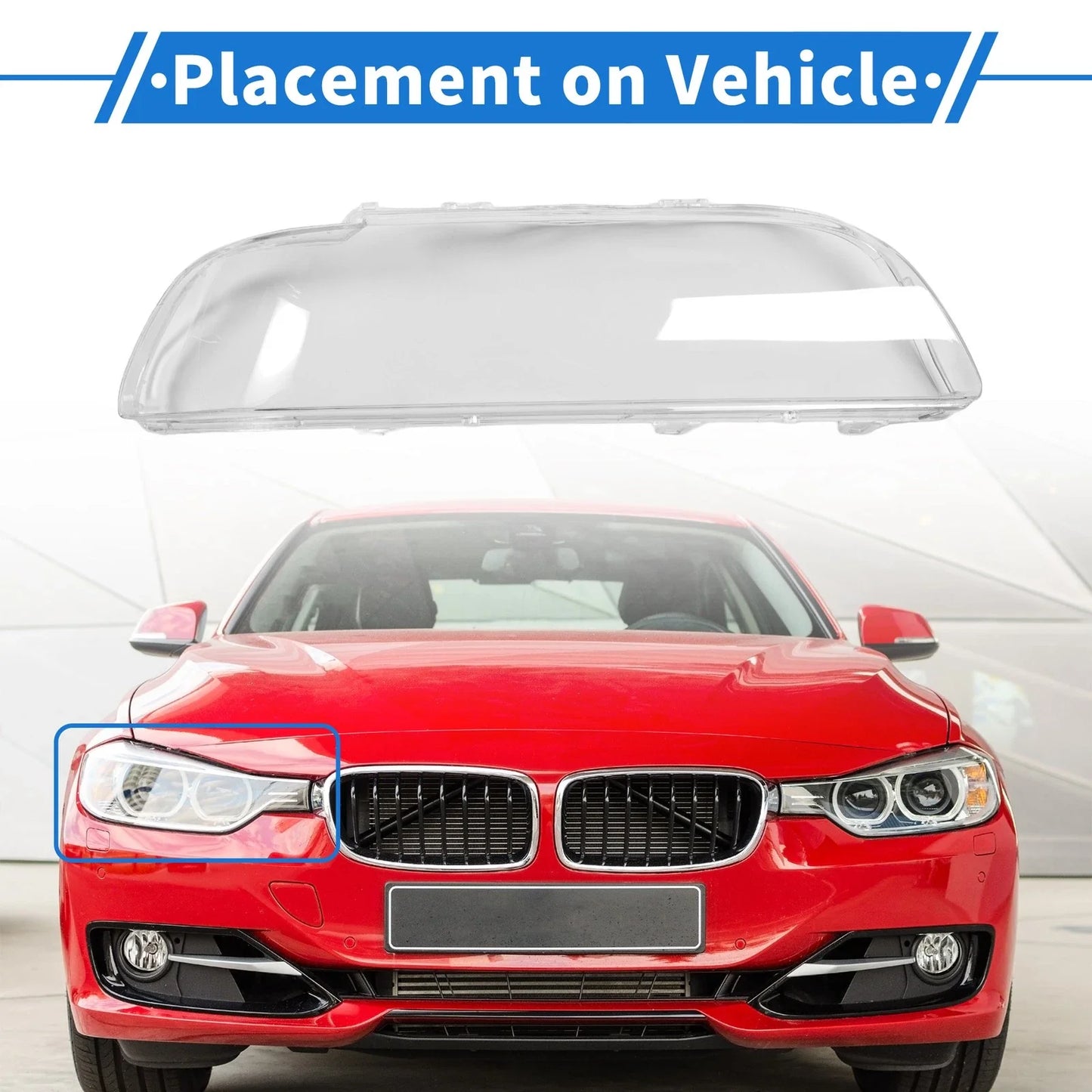 Headlight Lens Cover for BMW 5 Series E39 (1995-2003)