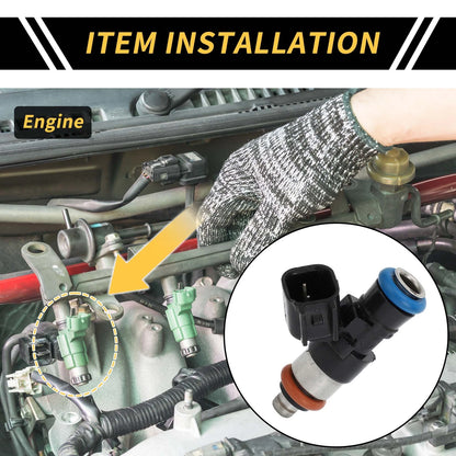 Fuel Injector for Ford Explorer (2011–2019) No.BR3Z9F593B 4 Holes Black