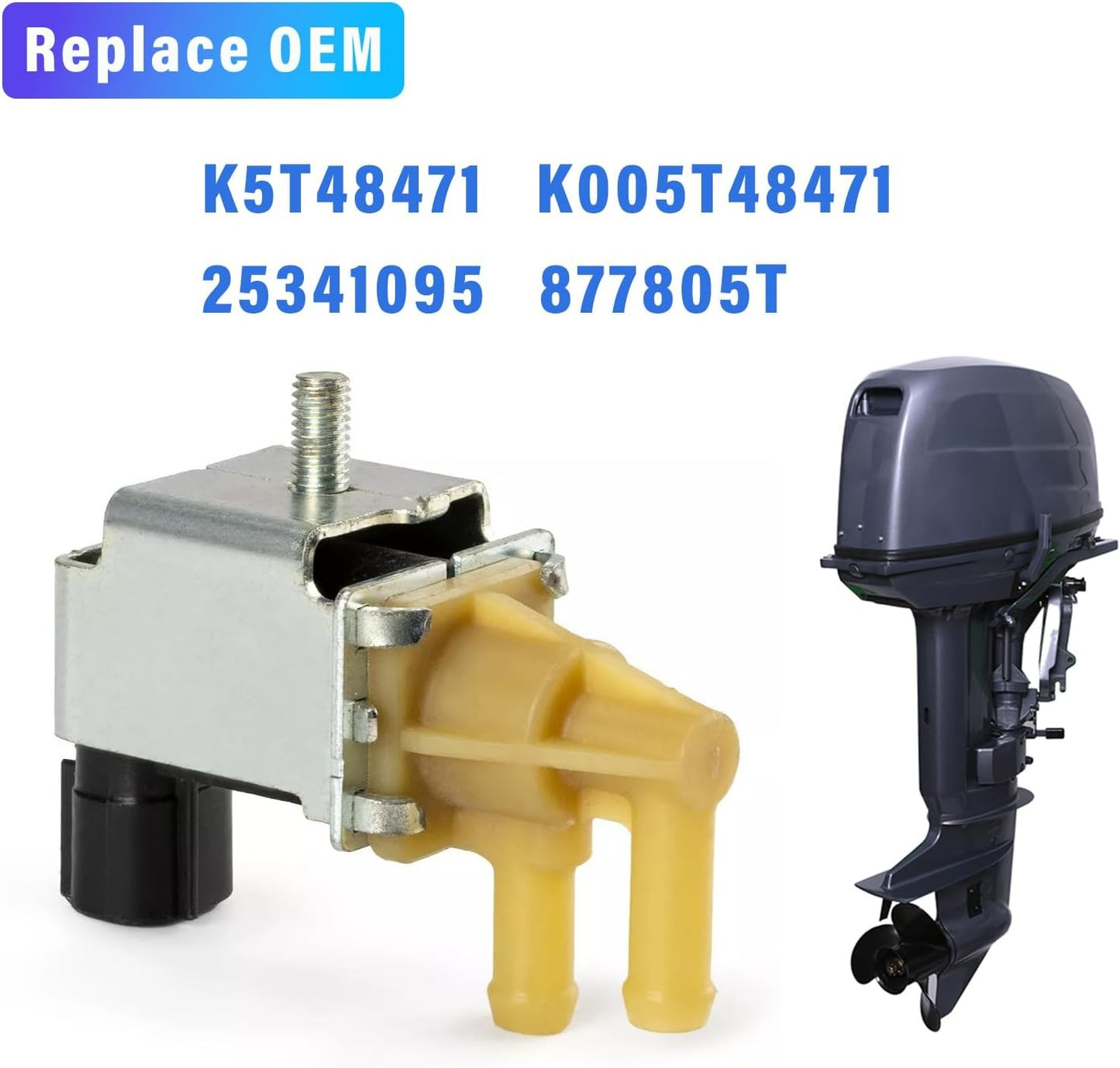 Solenoid Valve for Mercury Outboards 30HP 40HP 50HP 60HP (EFI 4 Stroke)