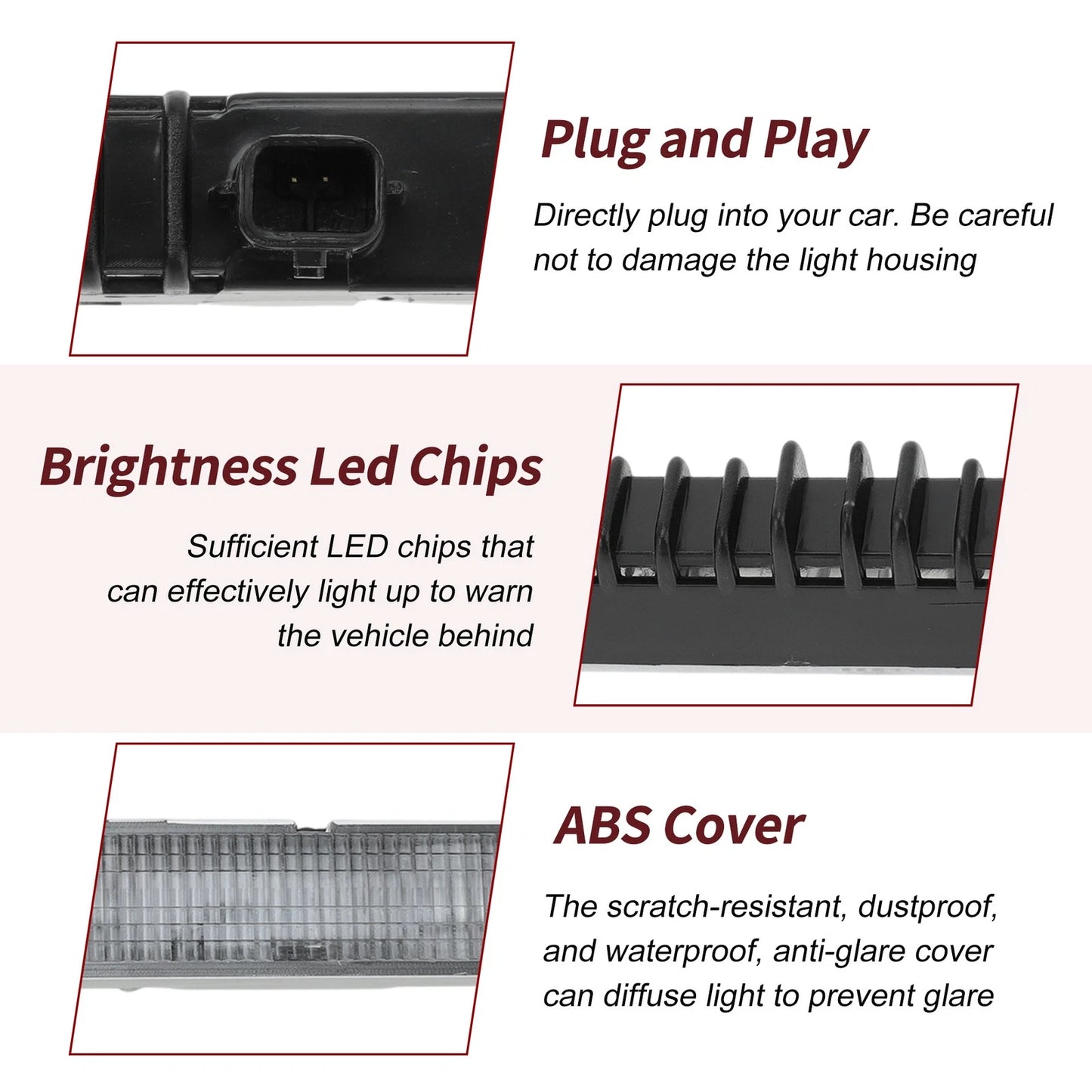LED Third Brake Light for Nissan Sentra Altima (No. 265903RA0A)