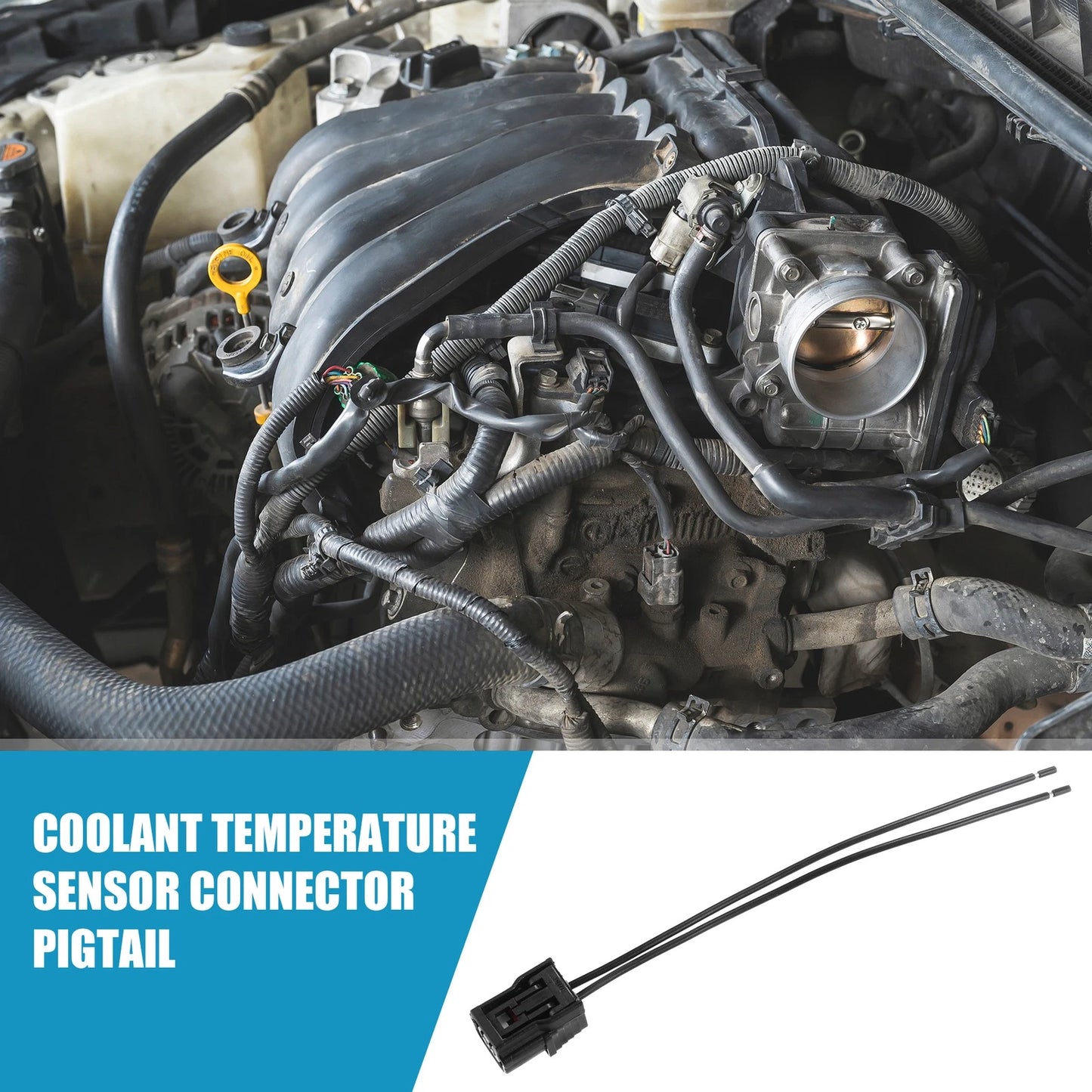 Coolant Temperature Sensor Connector Plug Pigtail No. 04320SAAA00 for Honda