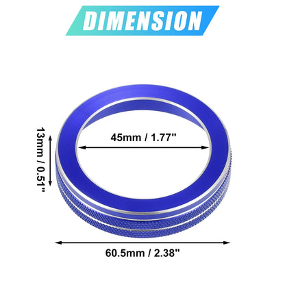 PRND Switch Knob Cover for Ford Explorer (2020–2022) Aluminum Alloy Blue