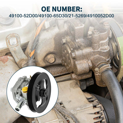 Power Steering Pump with Pulley for Chevrolet Tracker (2001–2004) No.49100-65D30