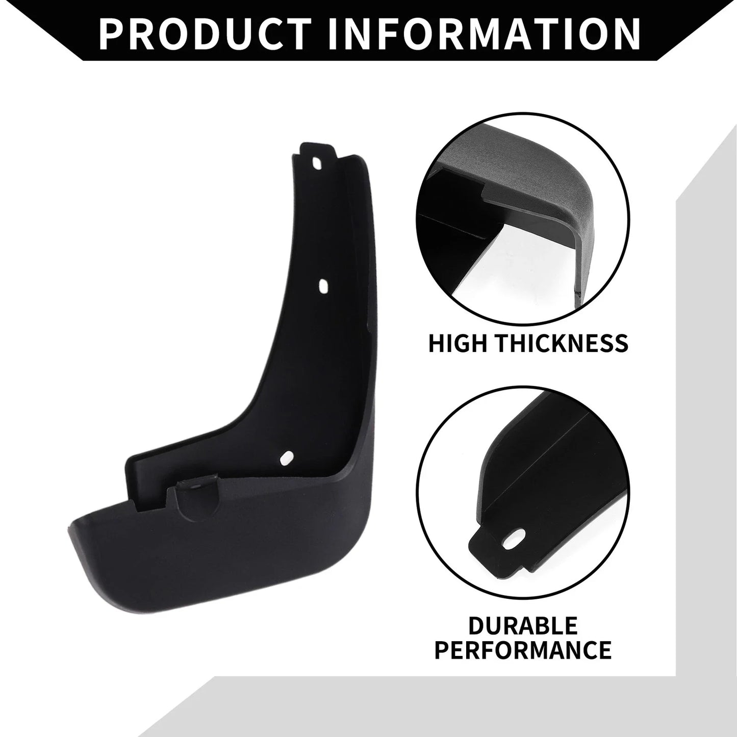 Front & Rear Mud Flaps for Hyundai ix35 (2010-2015)