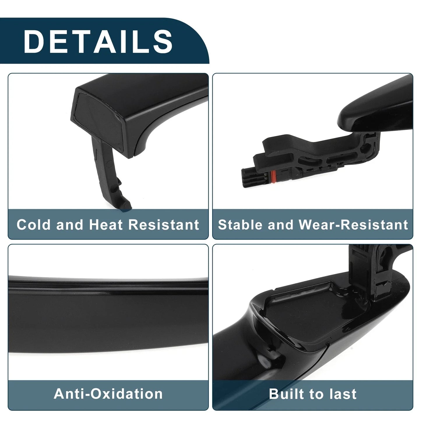 Front Right Exterior Door Handle for BMW X5 E70 E71 E72 Black