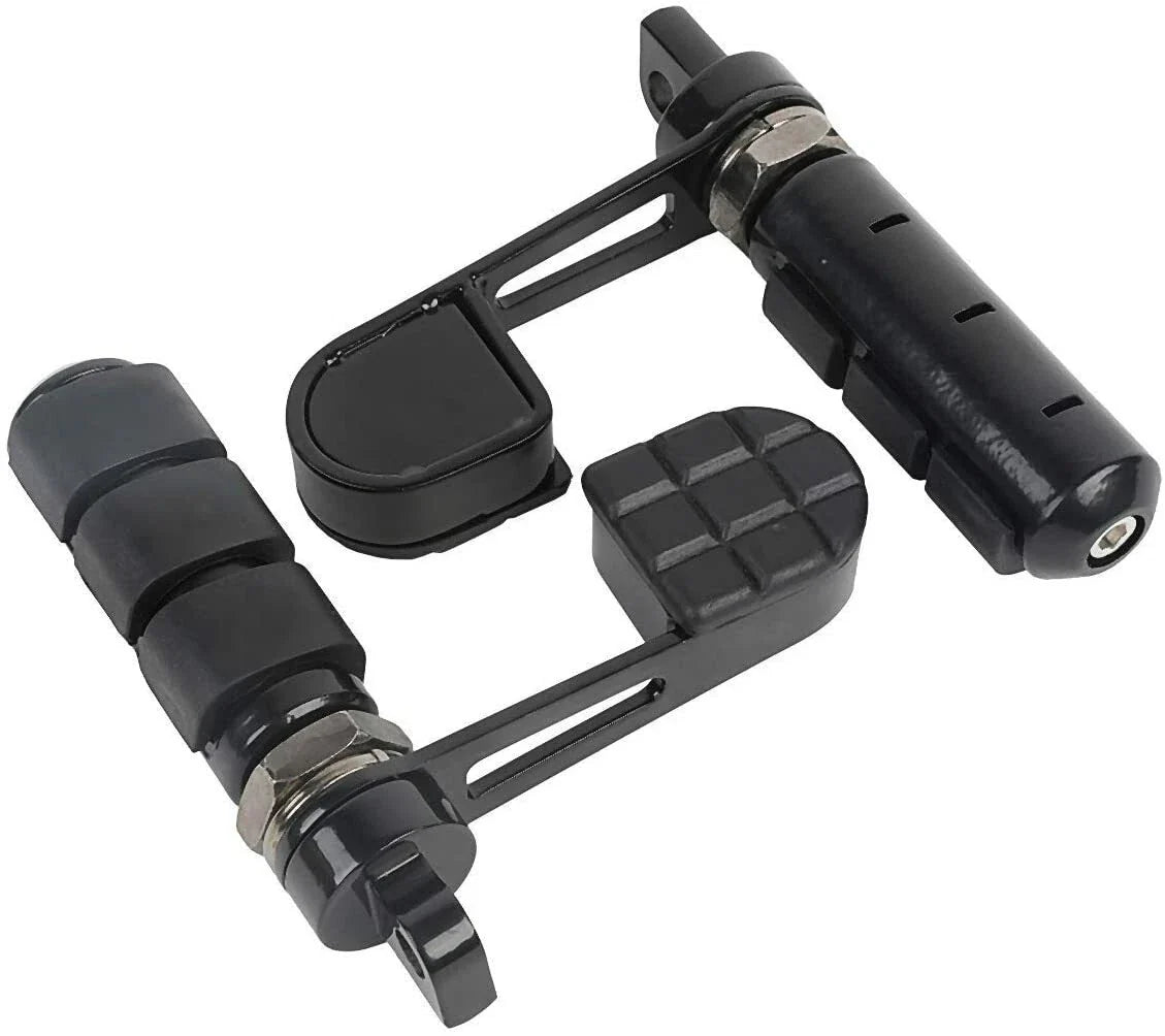 Foot Pegs Footrest Heel Rests for Harley Sportster XL 883 1200 Softail FXR