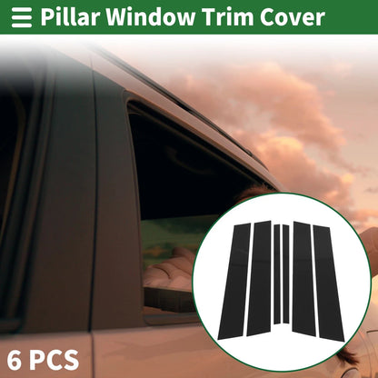 6 x Door Pillar Window Trim for BMW X1 (2009-2015)