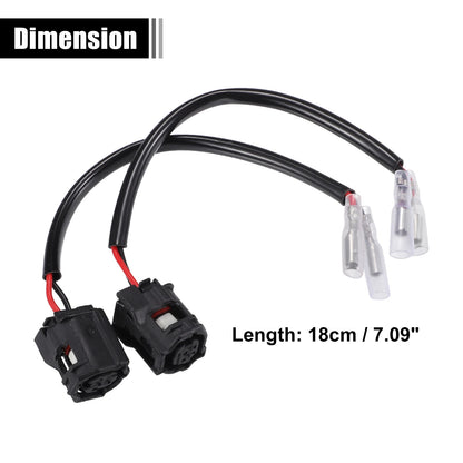 Set of 4 Turn Signal Cable Wiring Adapter Connectors for Yamaha MT-10