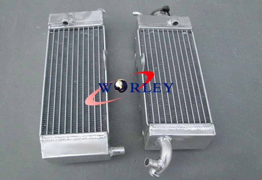 Aluminum Radiator & Blue Hoses for Yamaha YZ250 WR250 (1990-1991)