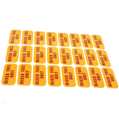 24x Fuel Only Sticker Decal for Truck Vinyl Tank