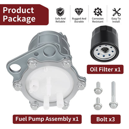 Fuel Pump Assembly + Oil Filter for Honda Fury 1300 (2010–2024)