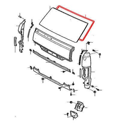 Windshield Weatherstrip for Toyota HiAce Van (1963–1970)
