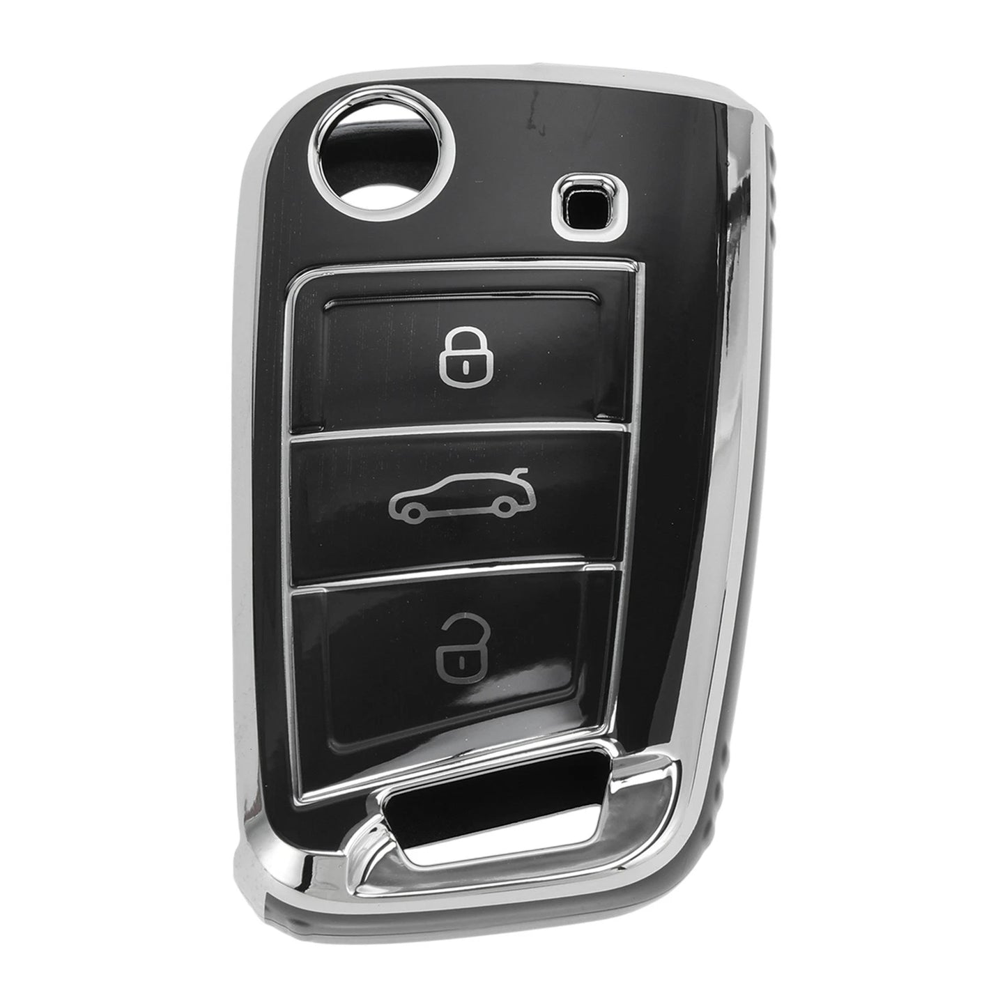 TPU Silicone Car Key Case for VW Golf 7 (2013–2020) - 3 Buttons