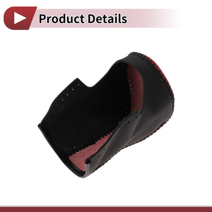 1Pc Gear Shift Knob Cover for Honda Accord 8 (2008–2012) Black Red Leather
