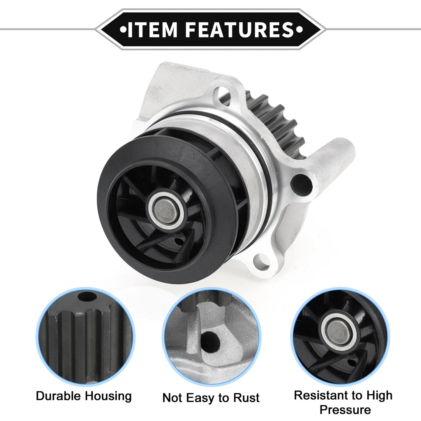 Water Pump for Volkswagen Passat (2012–2014) No. 03L121011J/03L121011C/03L121011H