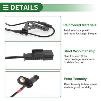 ABS Wheel Speed Sensor No. 58940J9000 for Hyundai Kona (2018–2023)