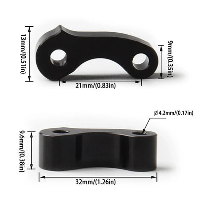 Rear Window Latch Hinge Pivots for Toyota Tundra Tacoma (1995-2004)