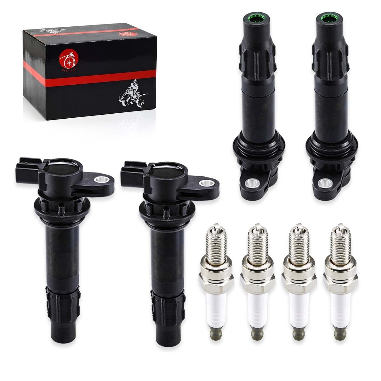 Ignition Coils & Spark Plug for Yamaha WaveRunner FX Cruiser (2004–2008)