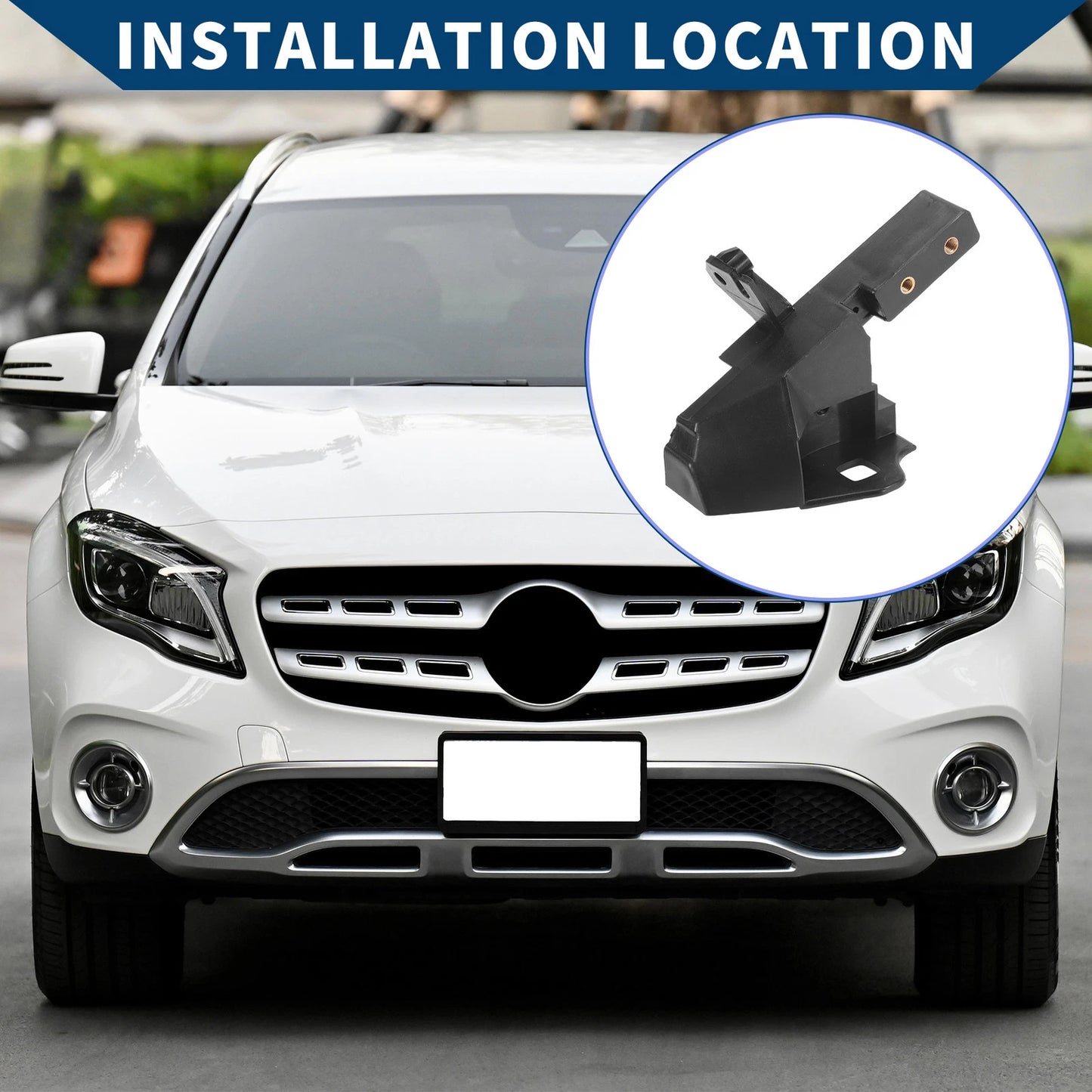 Front Left Bumper Retainer Bracket No.A2056203401 for Mercedes Benz C300 (2015–2021)