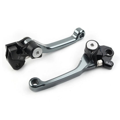 Grey Brake Clutch Levers for Suzuki RMZ450 (2005-2022)
