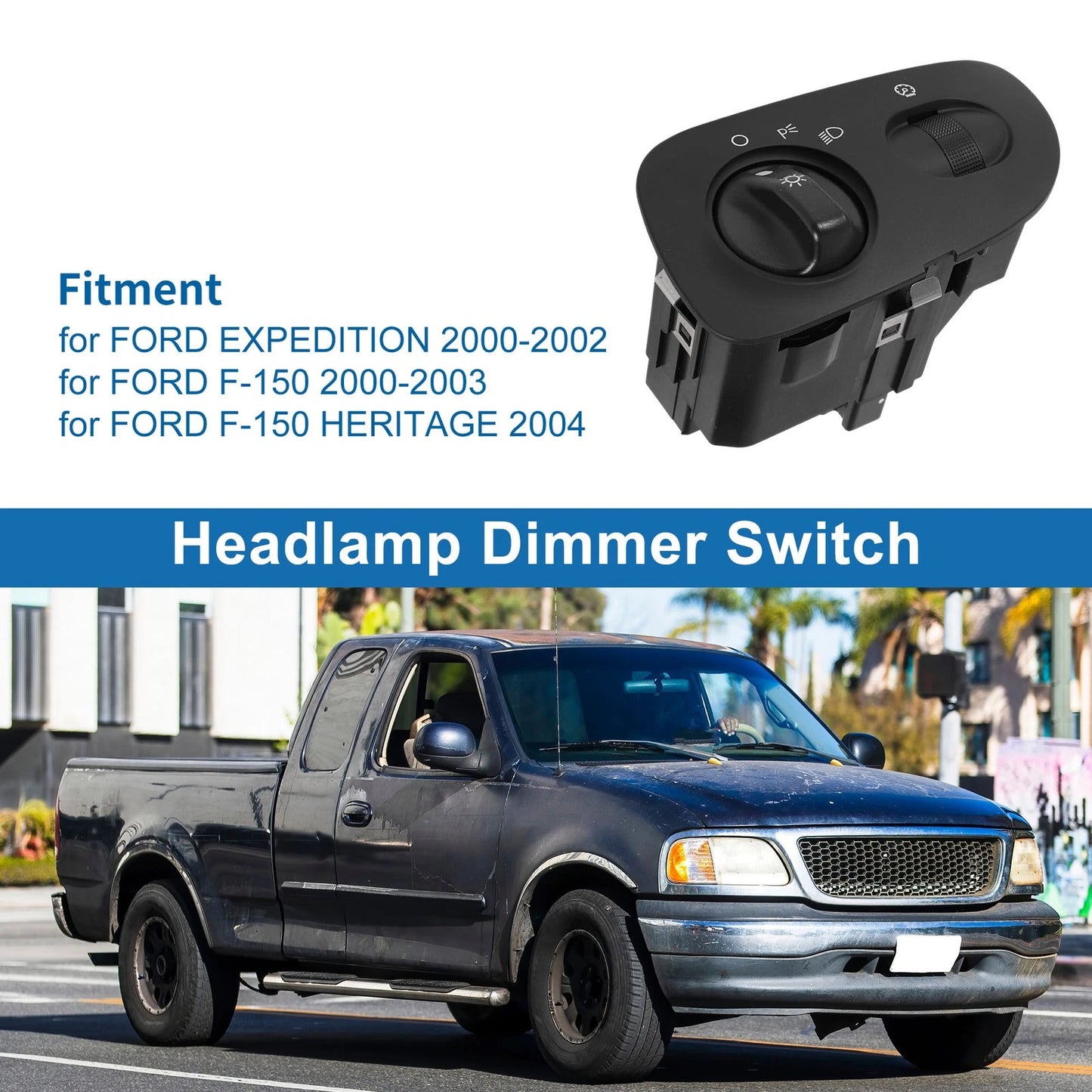 Headlight Switch for Ford F-150 (2000–2003) No.YL3Z11654AAA