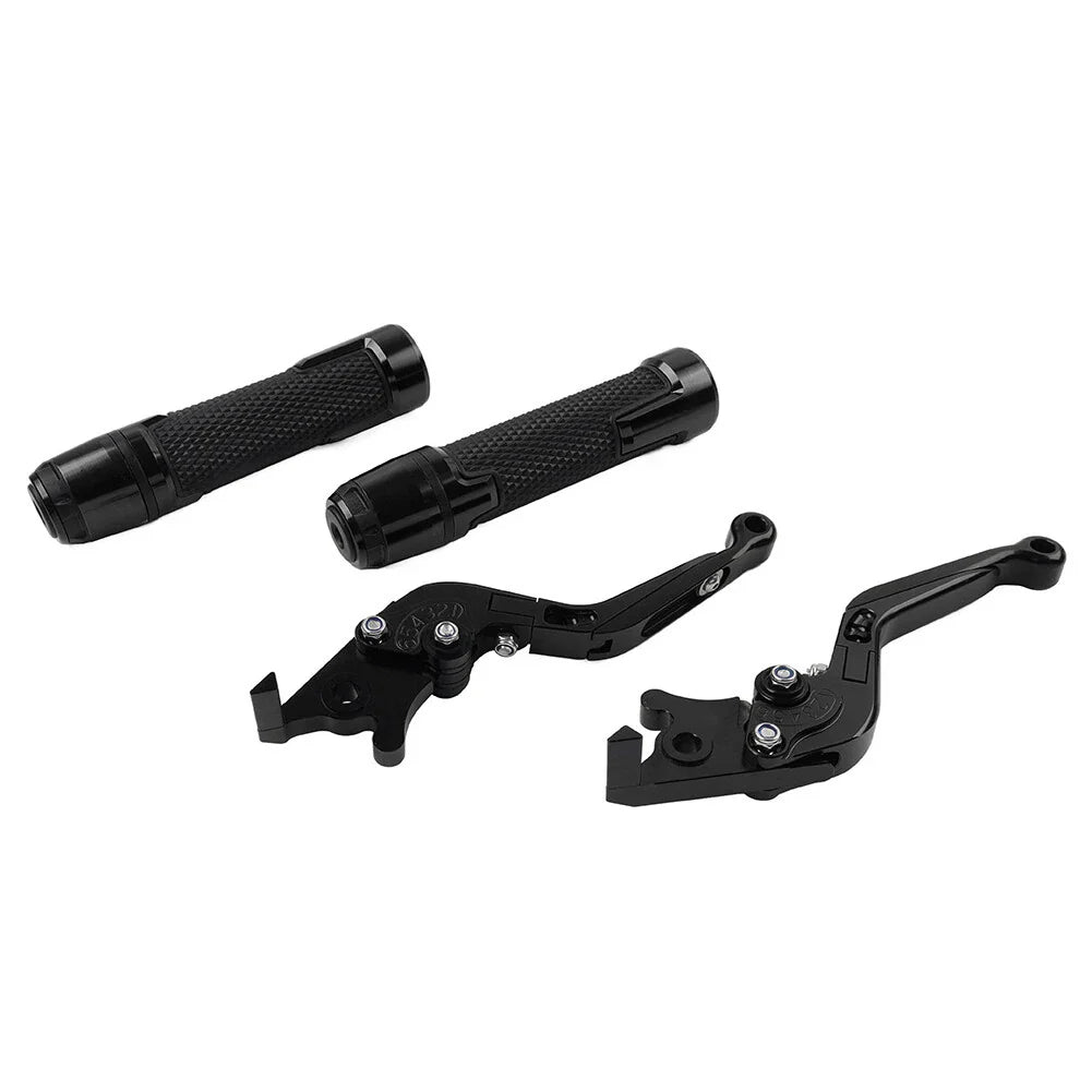 Black Extendable Brake Clutch Lever Grip for BMW F800GS/ADV (2008-2018)