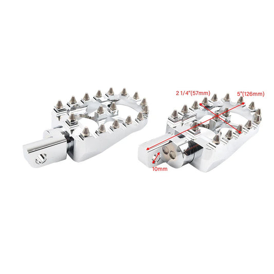 MX Style Foot Pegs for Harley Sportster XL 1200 883 48 72 (2004-2023)
