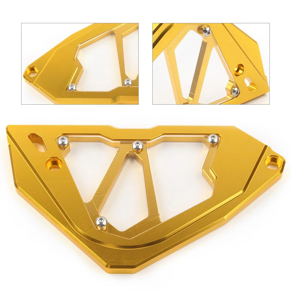 Gold Sprocket Cover Chain Guard for Kawasaki Z250 Z300 Ninja 250 300 (2013–2017)